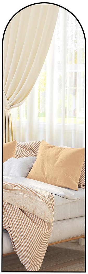 Songmics Volně stojící zrcadlo Bleer 165 cm, černé