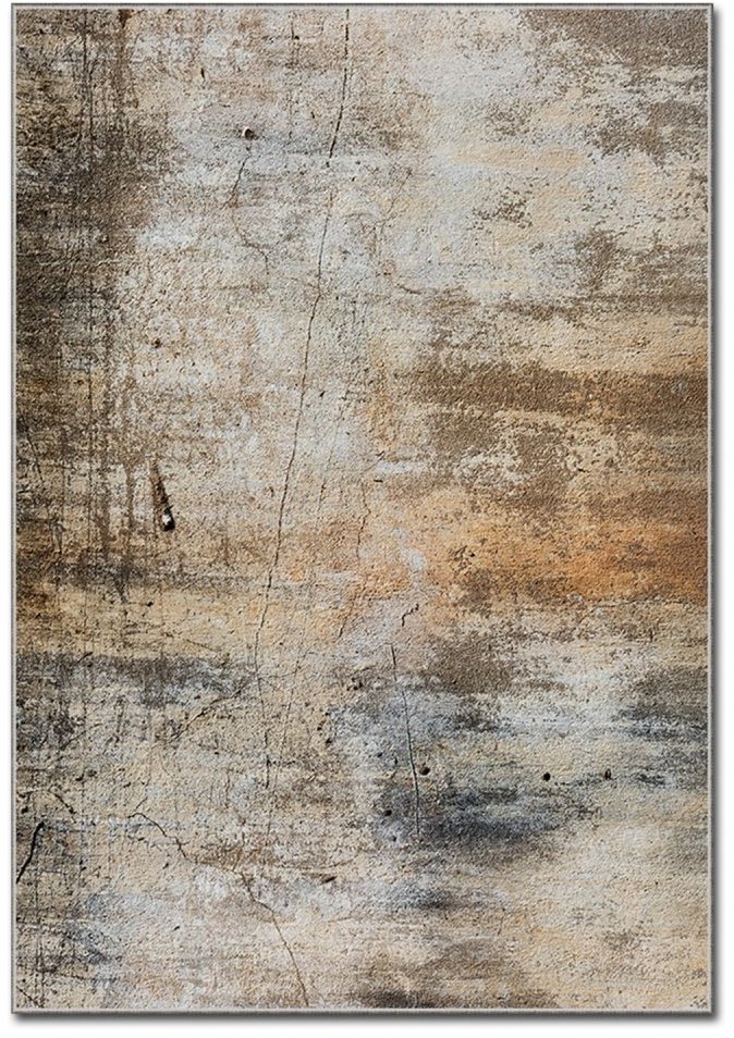 Najlacnejší nábytok Kusový koberec, syntetický, nízky vlas, béžový, 100 × 140 cm