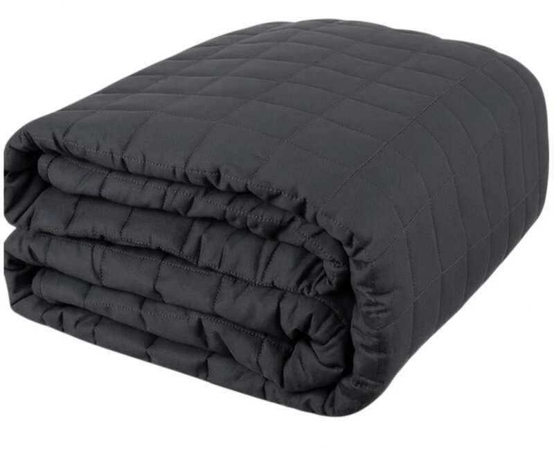 Posteloholici 1255334 Záťažová prikrývka antistresová 9 kg, 150 × 200 cm, sivá