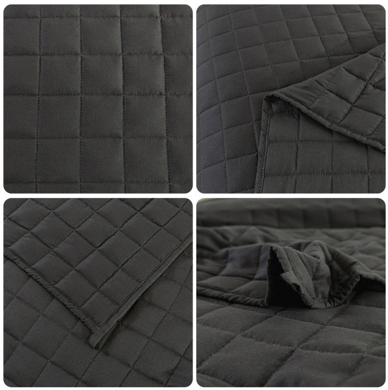 Posteloholici 1272052 Záťažová prikrývka antistresová 5 kg, 150 × 200 cm, sivá