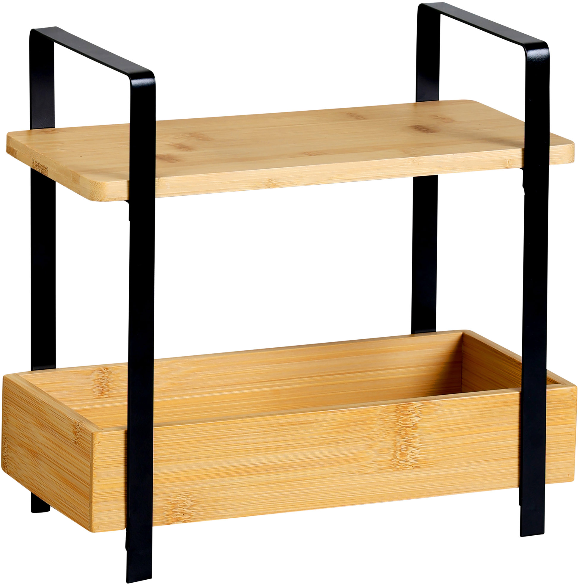 KESPER Kuchyňská police dvoupatrová bambus 30 × 14 × 30 cm