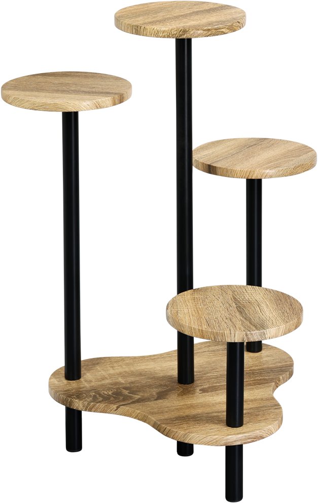KESPER Stojan na kvety dekor dub 64,5 × 46 × 72 cm