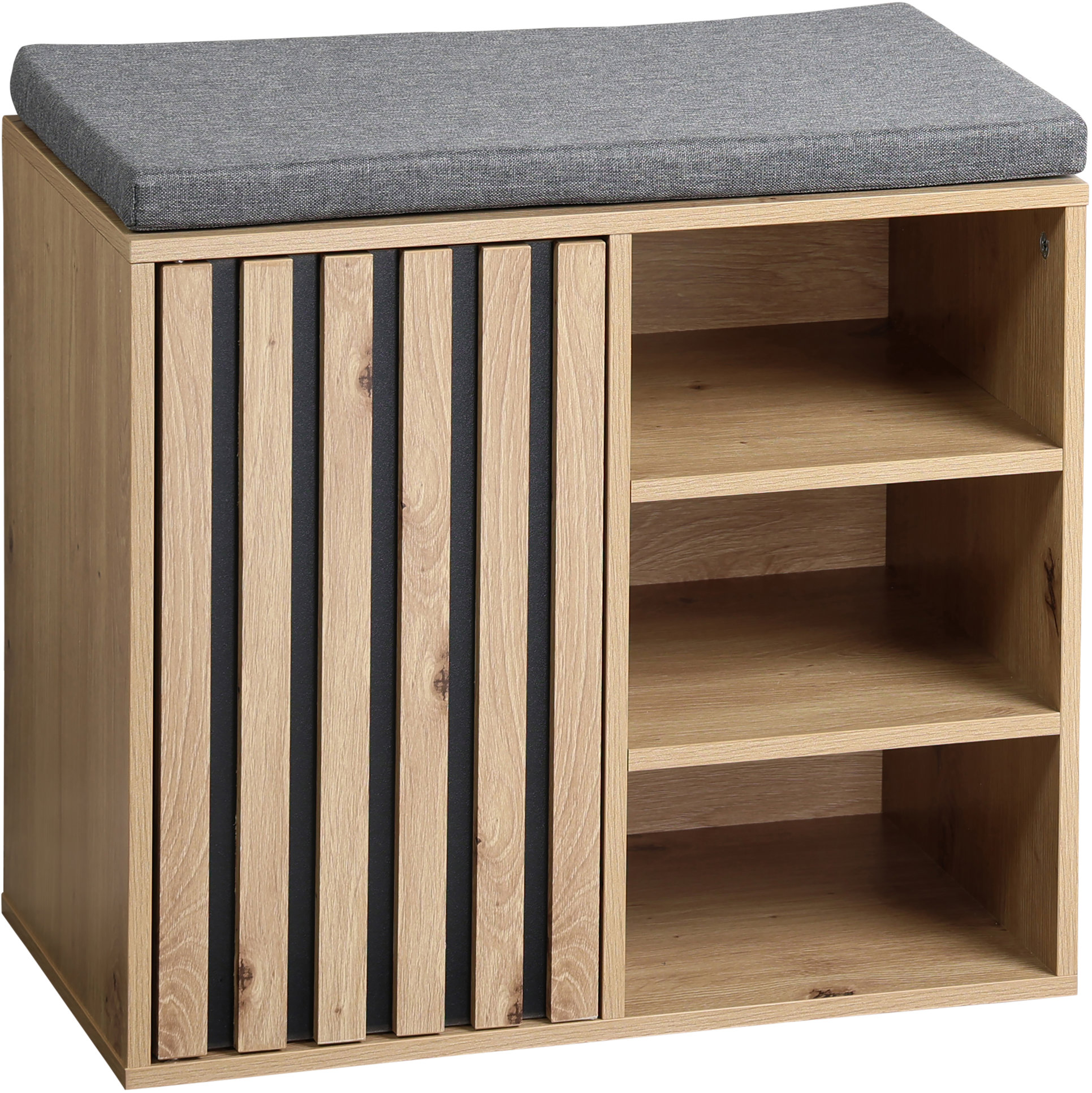 KESPER Botník so sedadlom moderný 51,5 × 29,5 × 48 cm