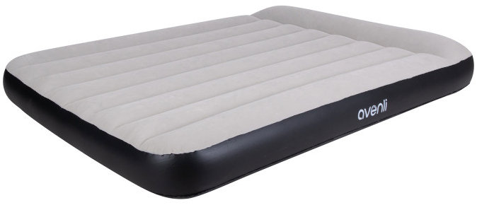 Avenli 24176 Nafukovací matrac so vstavanou pumpou 203 × 152 × 30 cm, sivý