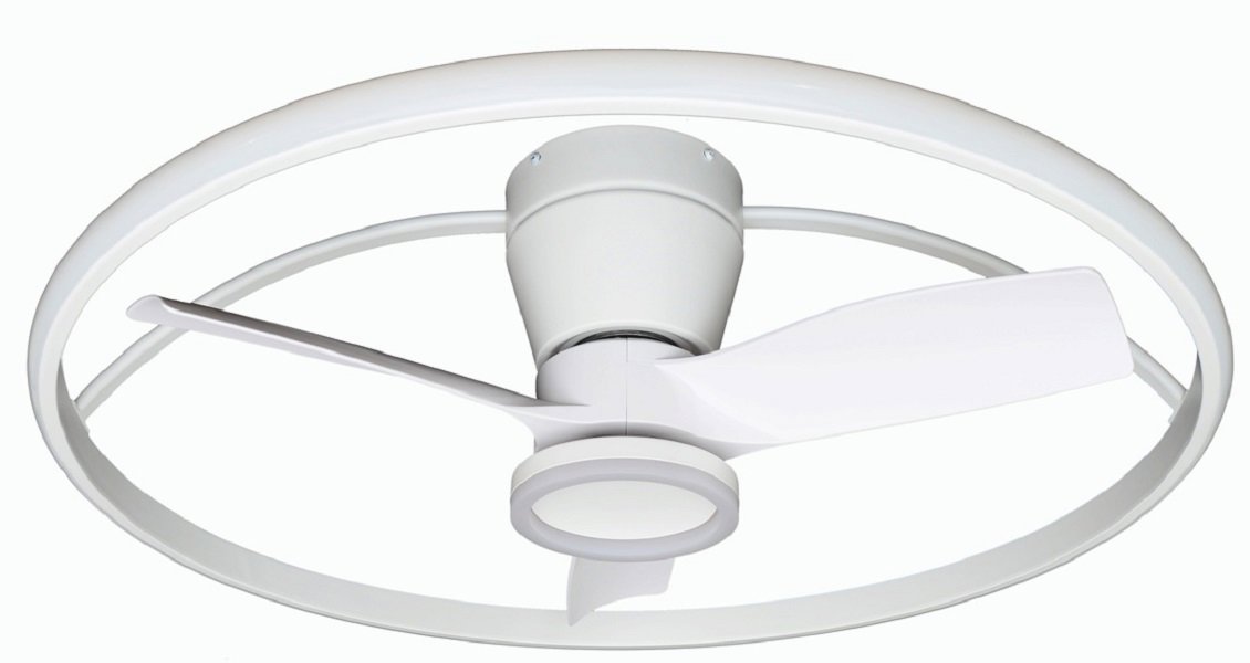 Fulgur THORA WHITE LED 50 W stropné osvetlenie s ventilátorom