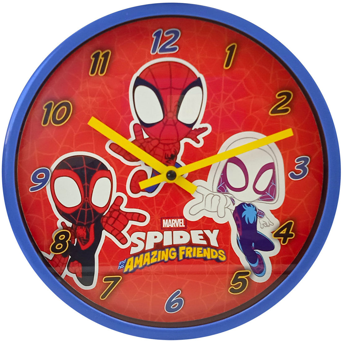 Marvel: Spidey Friends - nástěnné hodiny 24 cm