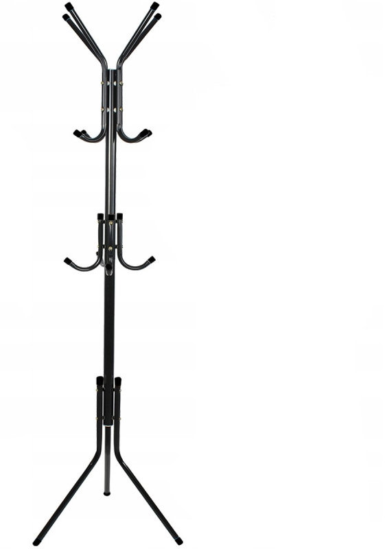 Ruhhy 26362 Stojanový věšák 175 × 42 cm, černý