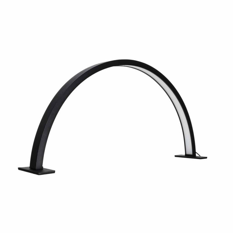 KIK KX2643 Kosmetická LED bezstínová stolní lampa na manikúru - oblouk, černá