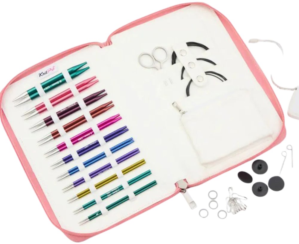 KnitPro Zing REGAL ultimátna sada kovových výmenných ihlíc 13 cm