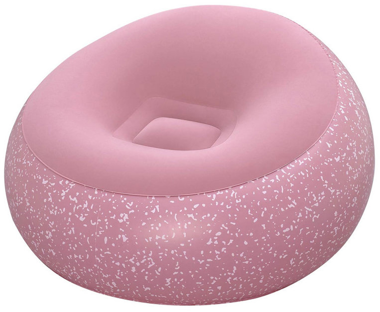 Bestway 75155 Nafukovací relaxační křeslo Inflate-A-Chair, růžové