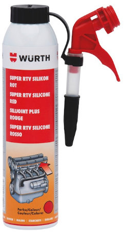 Würth Lepiaca a tesniaca hmota Super RTV červená 200 ml