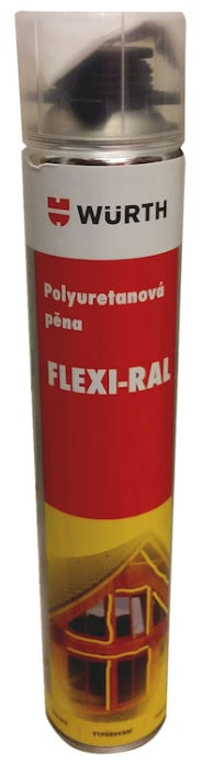 Würth 1K PU pištoľová montážna pena Flexi-Ral 750 ml