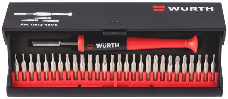 WÜRTH Sada skrutkovačov a bitov na jemnú montáž 29 ks
