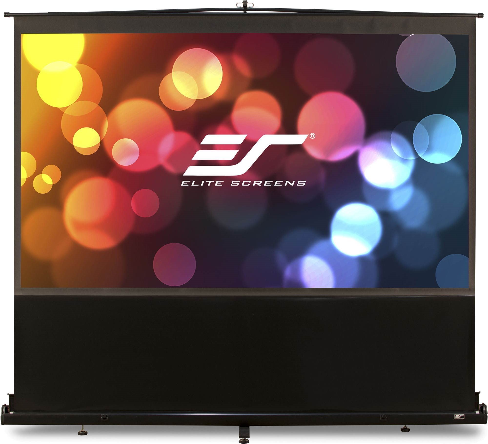 ELITE SCREENS, roleta teleskopická od podlahy hore 84" (16:9)