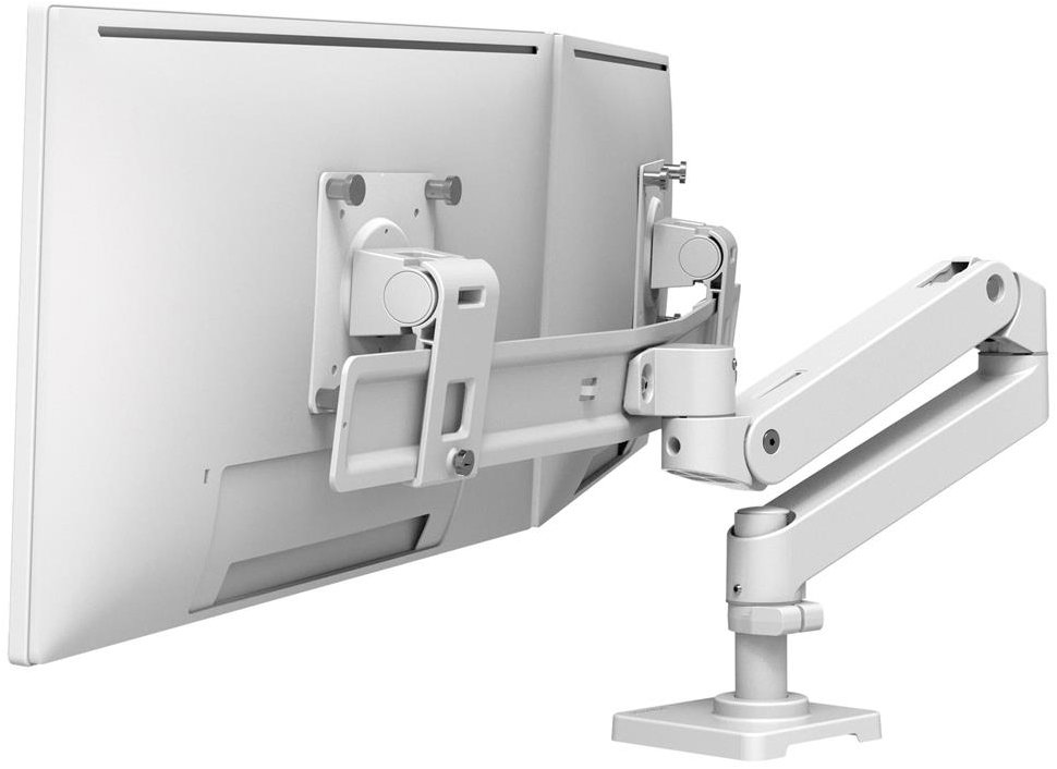 ERGOTRON LX Pro Desk Dual Direct Arm, stolné rameno pre 2 monitory, biele