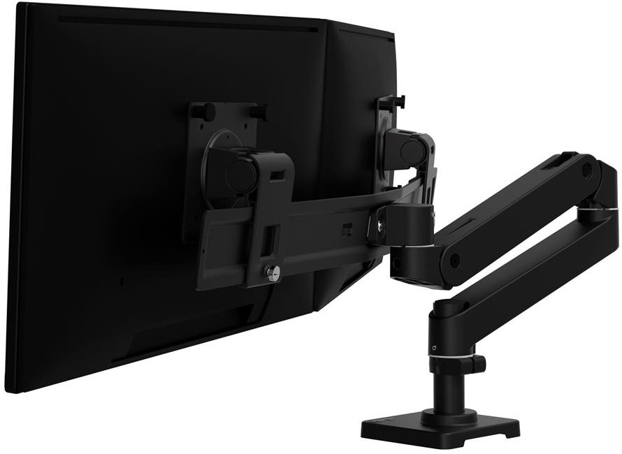 ERGOTRON LX Pro Desk Dual Direct Arm, stolné rameno pre 2 monitory, čierne