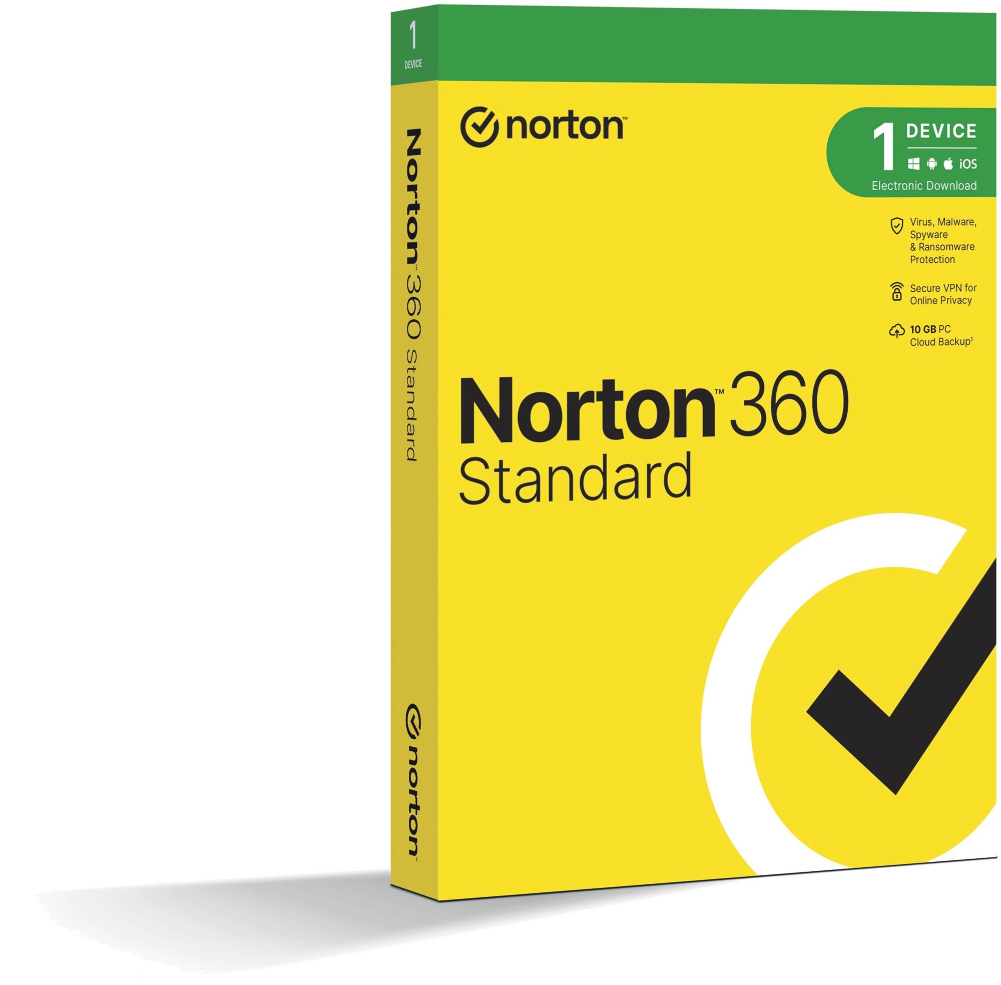 Norton 360 Standard 10 GB, VPN, 1 používateľ, 1 zariadenie, 36 mesiacov (elektronická licencia)