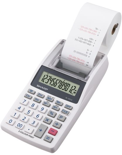 Sharp EL 1611V, sivá
