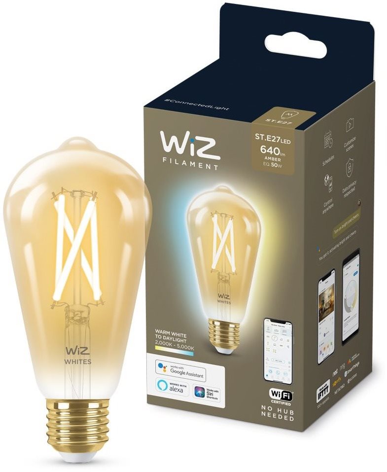 WiZ Tunable White 50 W E27 ST64 Vintage