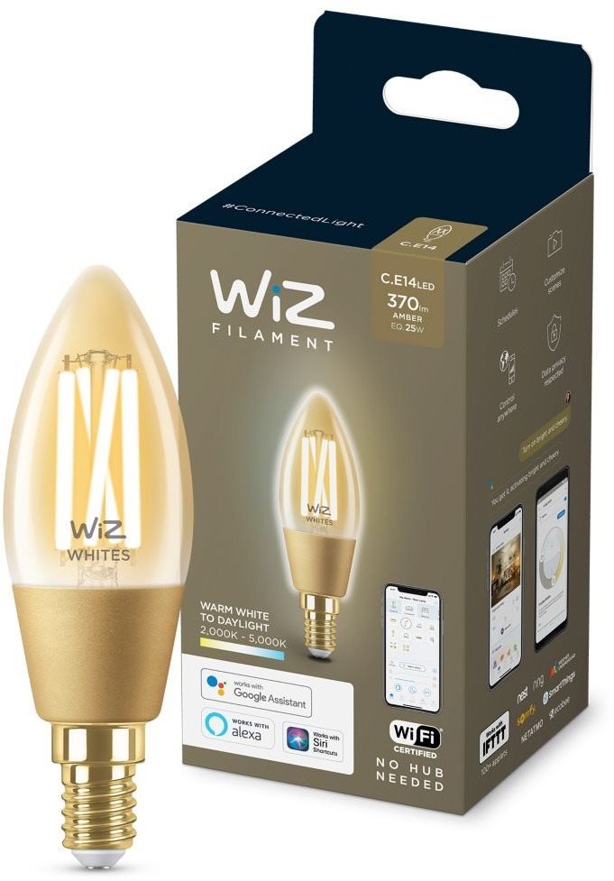 WiZ Tunable White 25 W E14 C35 Vintage