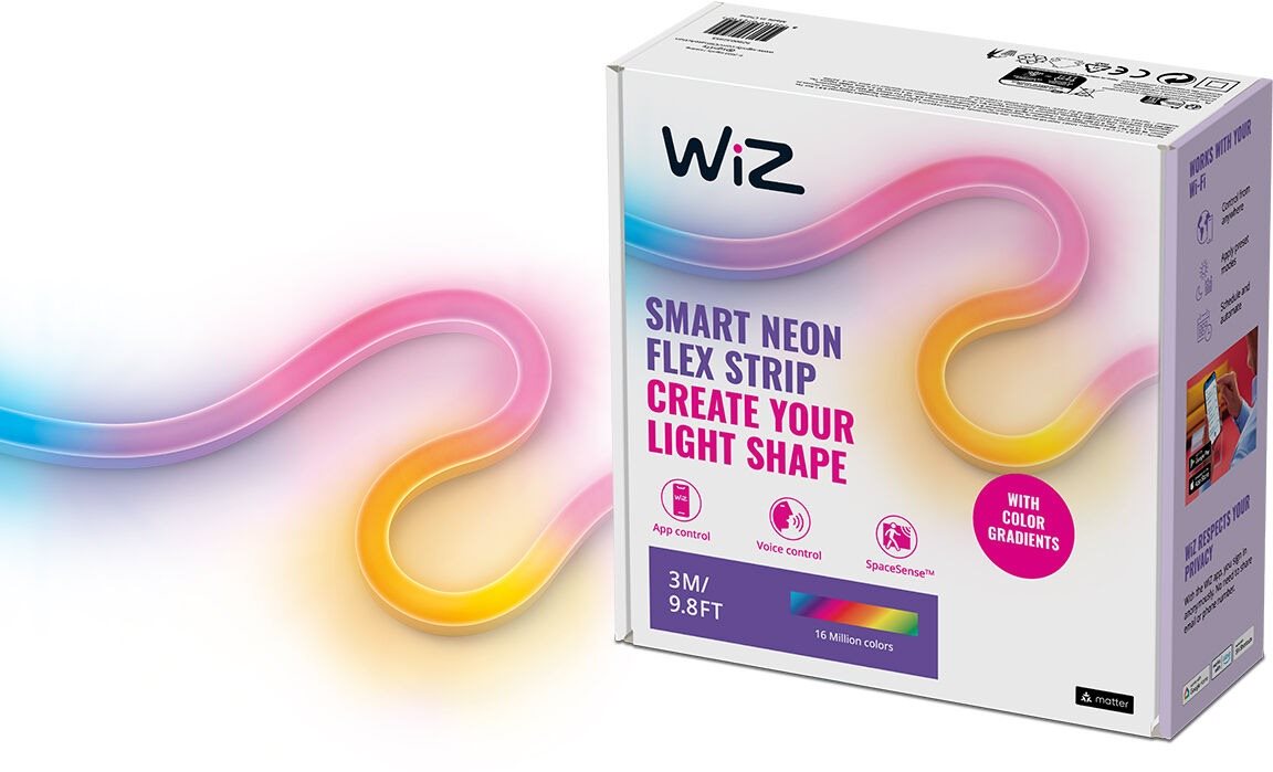 WiZ neón flex strip 3 m kit Type-C
