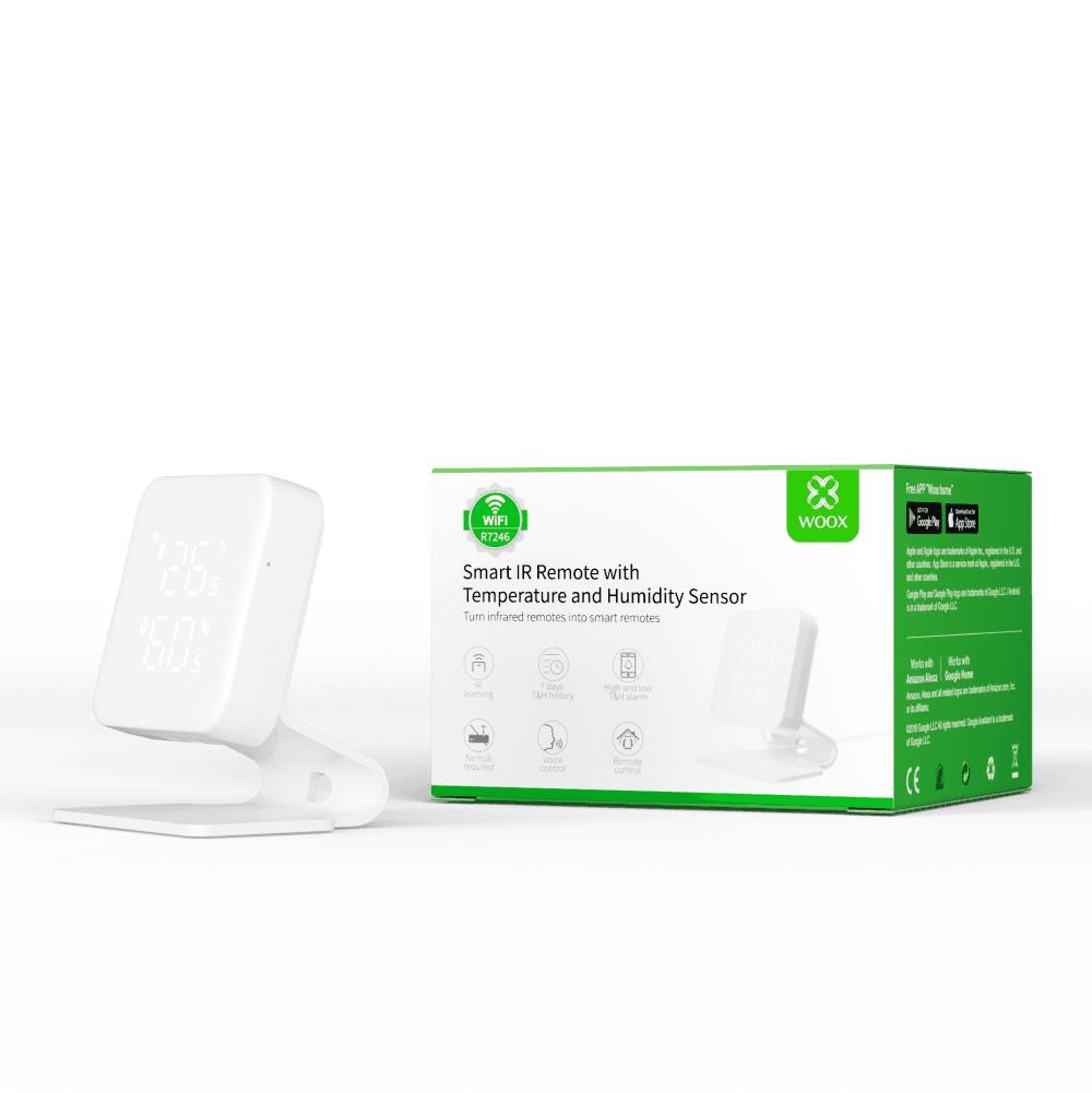 Woox R7246 Inteligentné centrálne IR ovládanie, snímač teploty a vlhkosti s WiFi