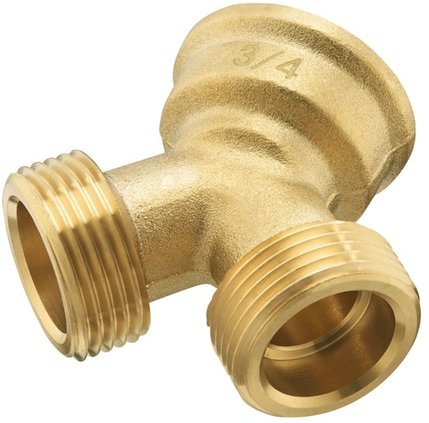 XAVAX Y-rozbočovač prívodných hadíc, pre priemer 3/4" (26,9 mm), mosadzný