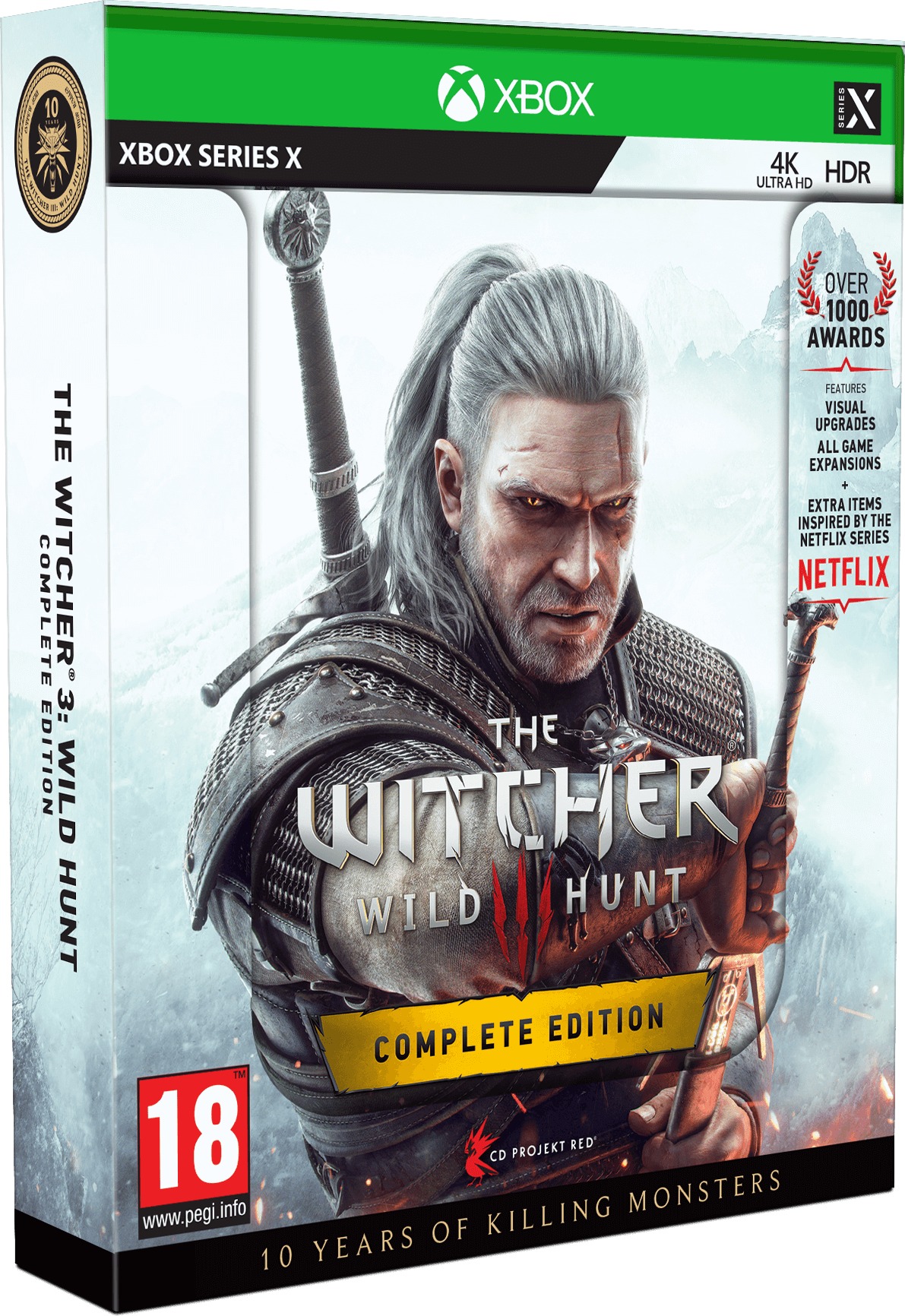 Zaklínač 3: Divoký lov – Complete Edition + 10th Anniversary Steelbook – Xbox Series X