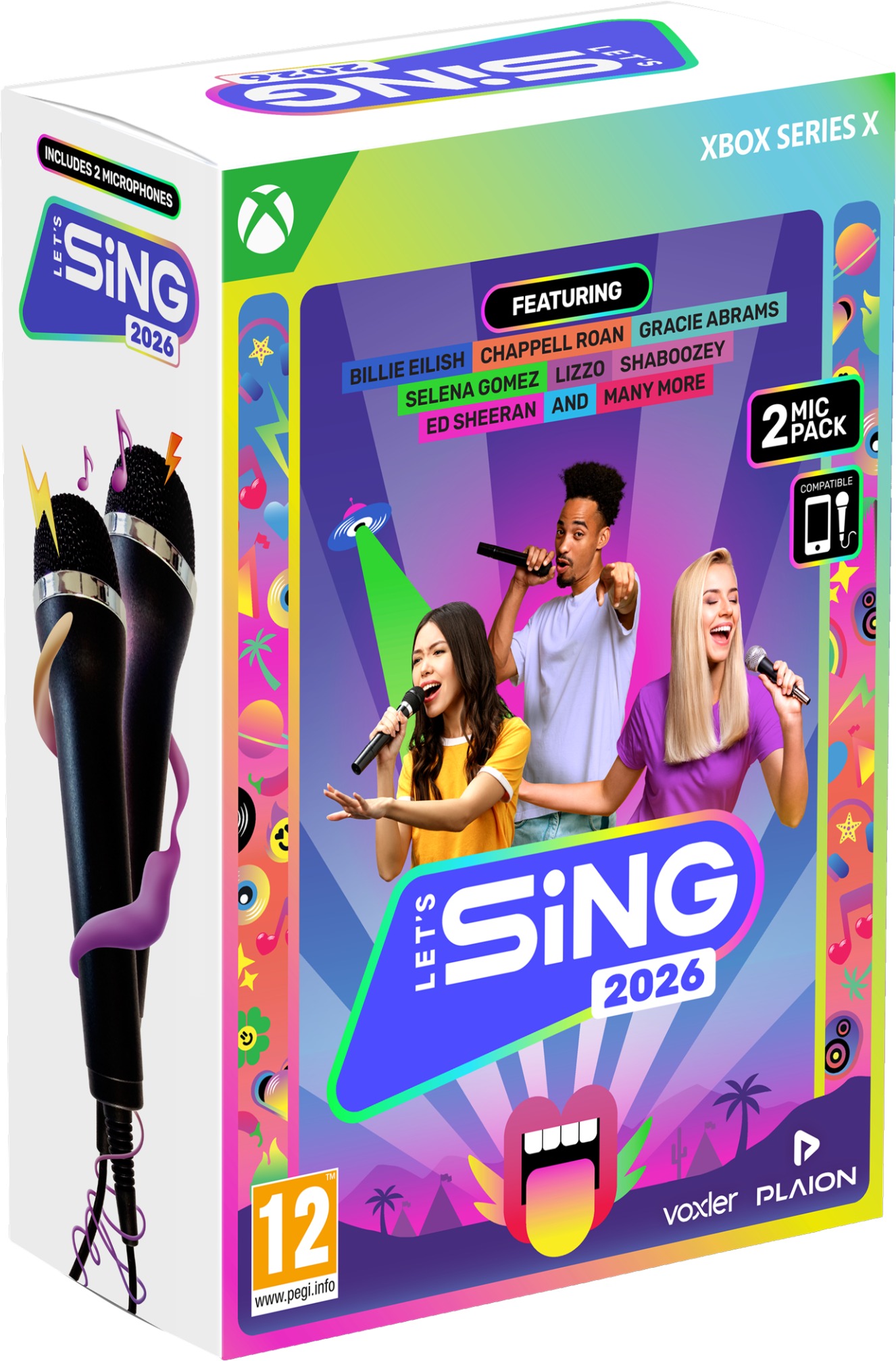 Lets Sing 2026 + 2 mikrofóny – Xbox Series X