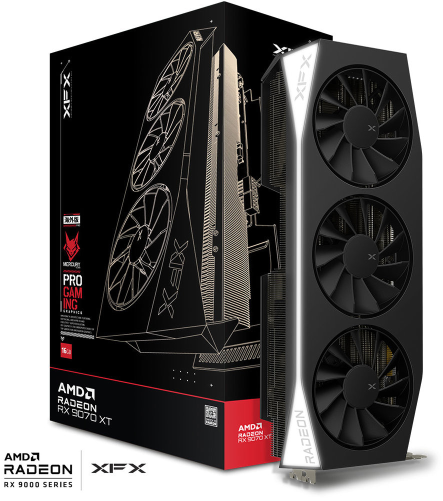 XFX Mercury AMD Radeon RX 9070 XT Gaming Edition