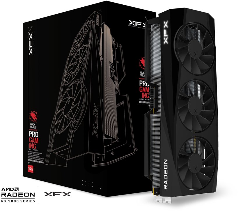 XFX Quicksilver AMD Radeon RX 9070 XT 16G