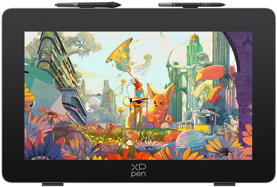 XPPen Artist 24 Pro (Gen2) 4K + 2× X3 pero