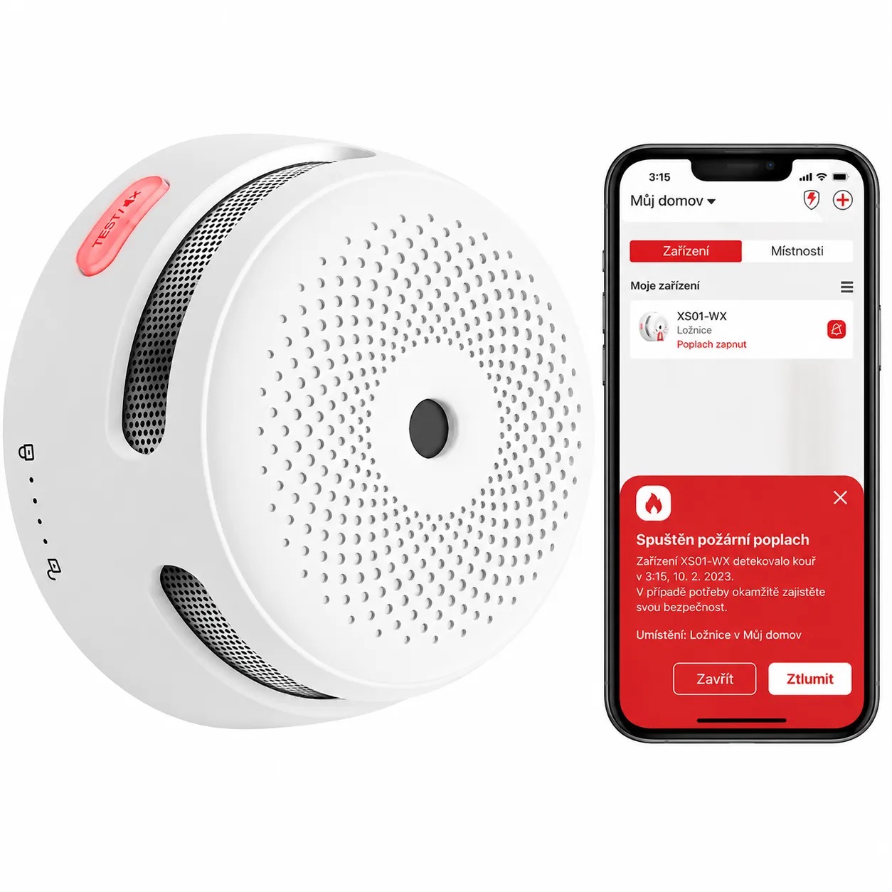 X-Sense XS01-WX WiFi detektor dymu