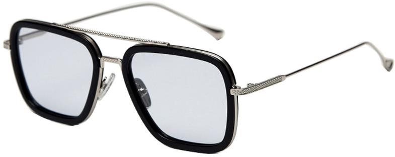 VeyRey Slnečné okuliare hranaté Malkolm čierne