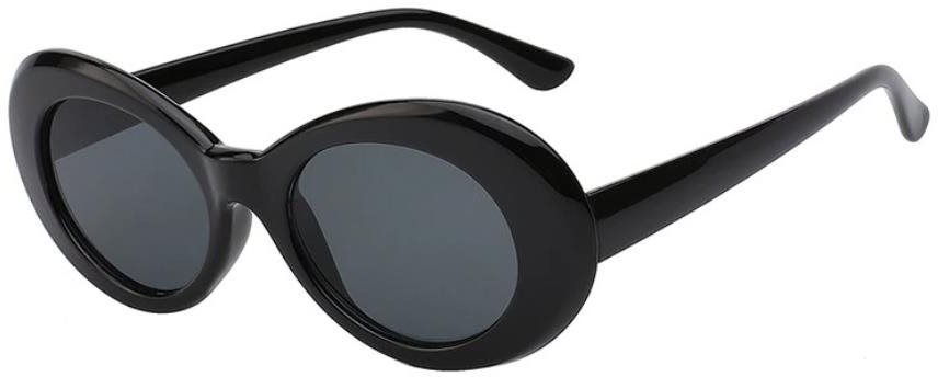 VeyRey Slnečné okuliare oválne Cobain čierne