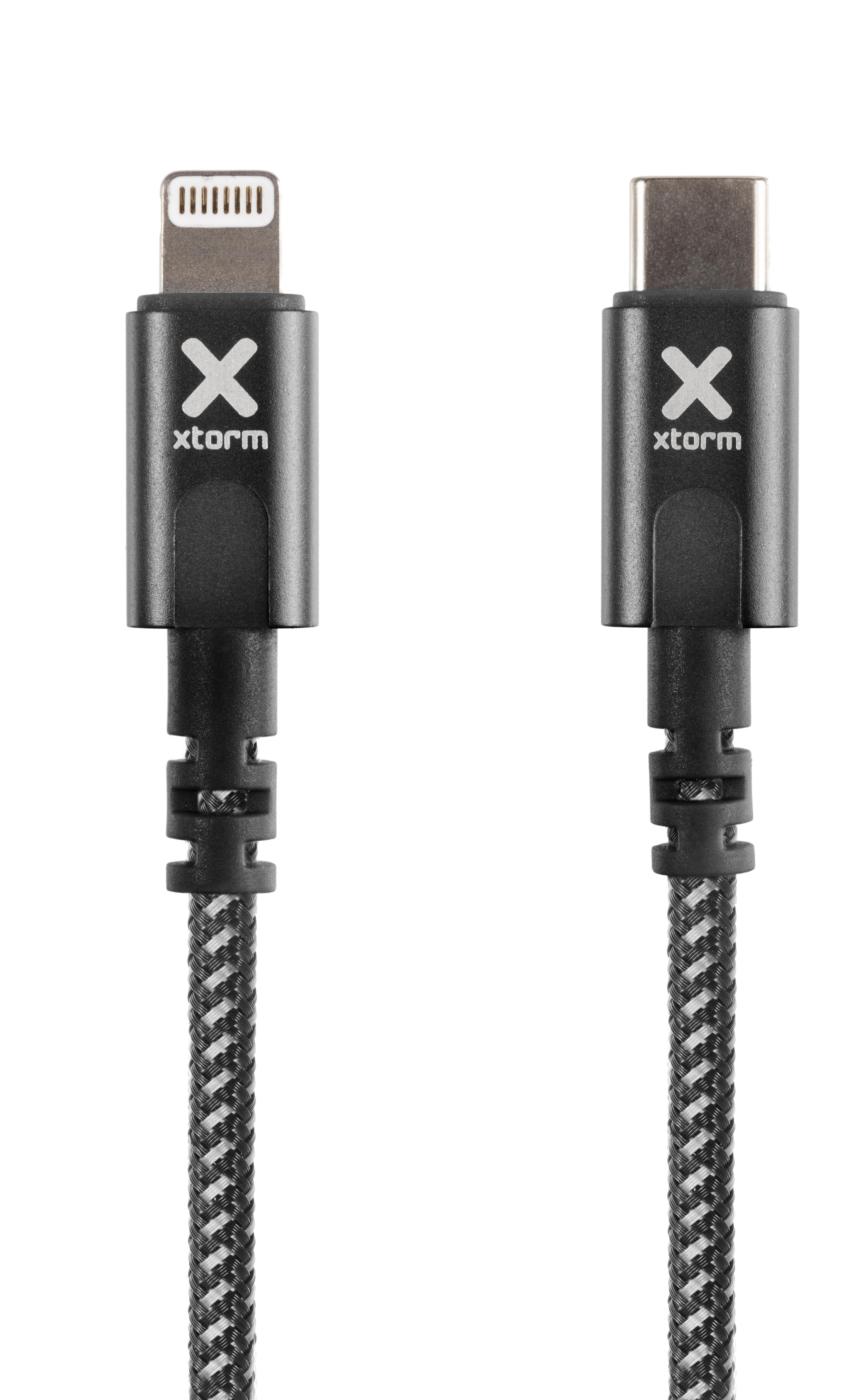 Xtorm Original USB-C to Lightning cable (1 m) Black