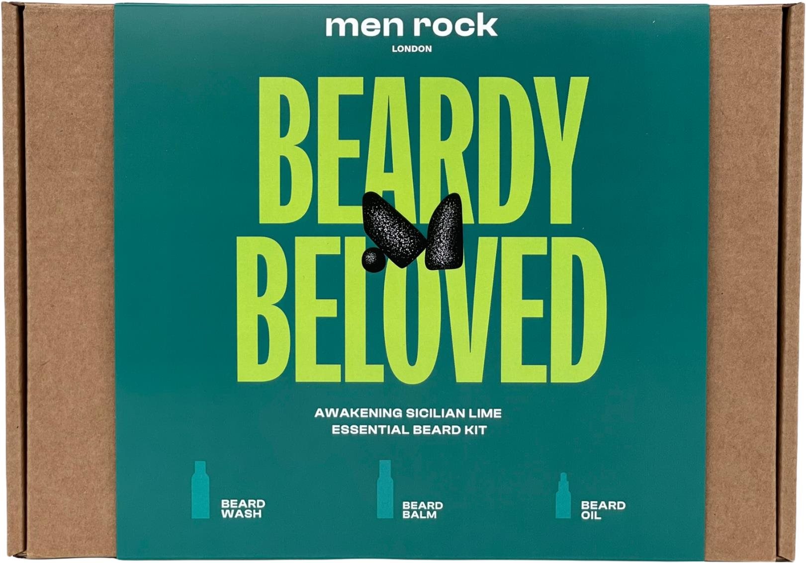 Men Rock Darčeková ošetrujúca súprava na fúzy – Sicílska limetka
