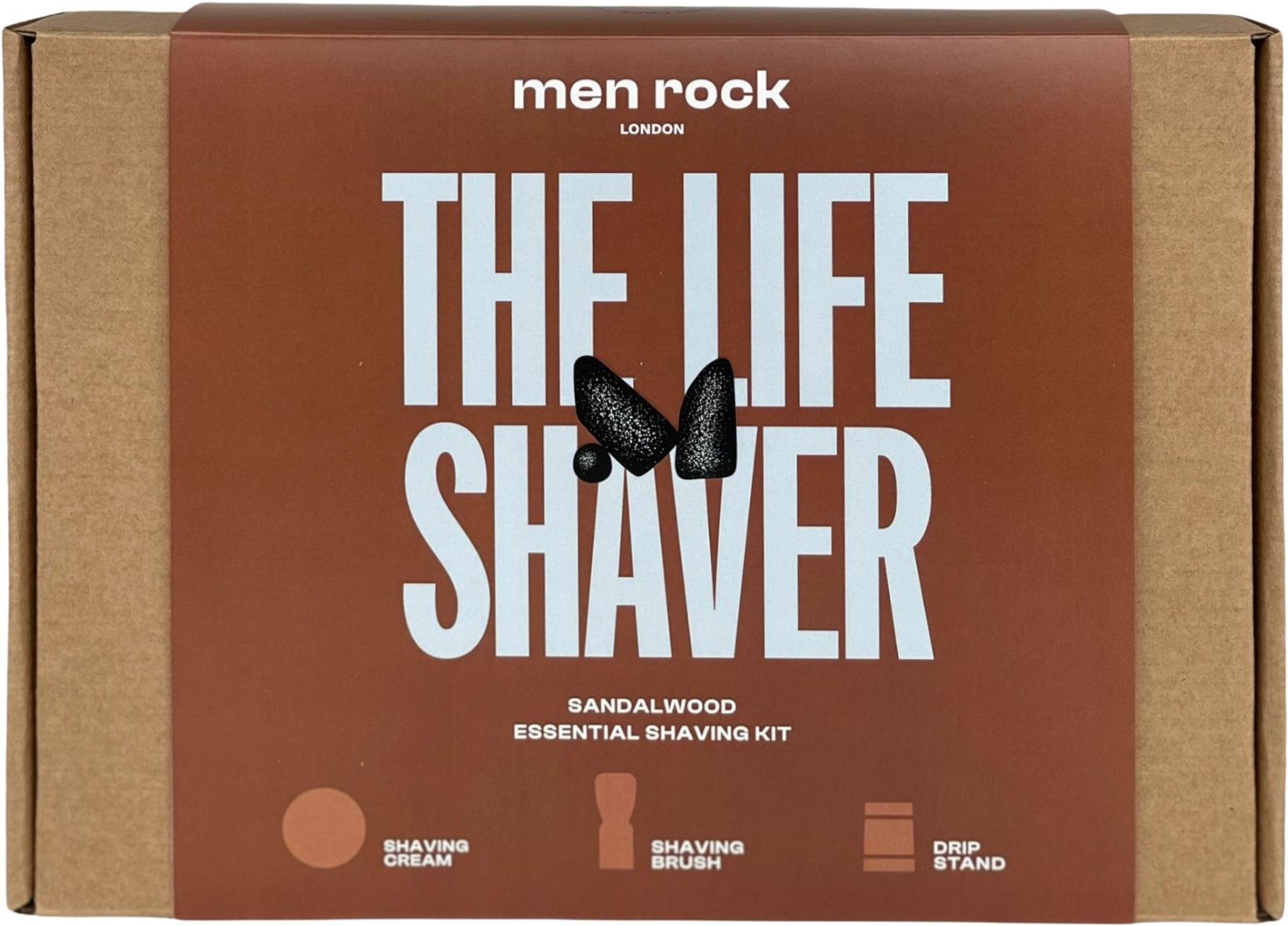 Men Rock Darčeková súprava na holenie – Santalové drevo