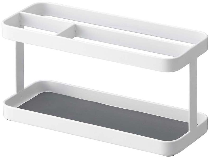 Yamazaki Stolný organizér Tower 7303, kov, š.21 cm, biely