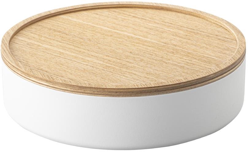 Yamazaki Úložný box Rin 5801, nízky, biely