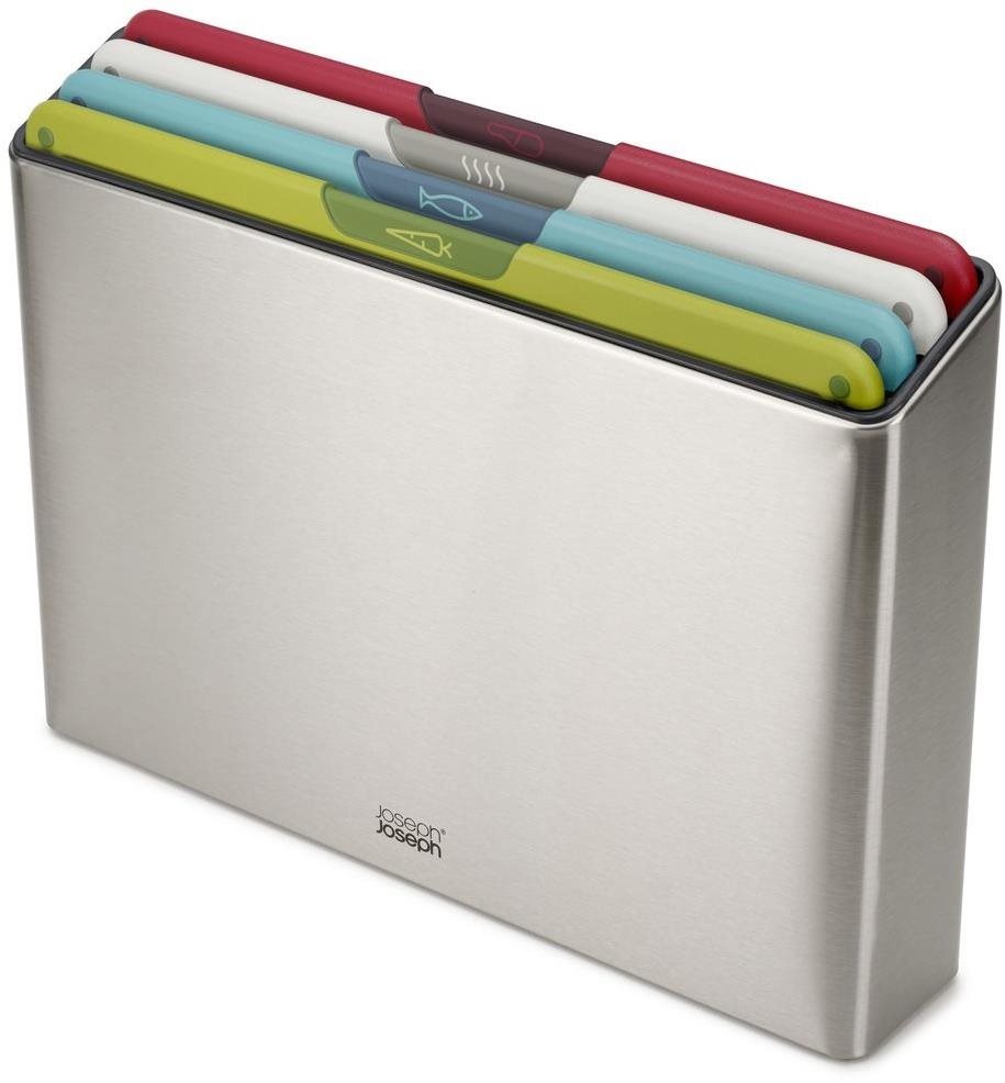 JOSEPH JOSEPH Folio Icon 60226 Steel Multicolour Doštičky na krájanie so stojanom Large 34 × 24 cm 4 ks