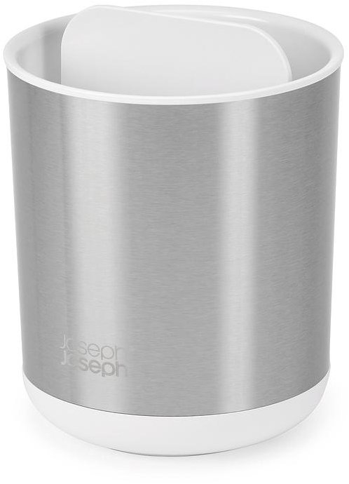 JOSEPH JOSEPH Duo Steel Caddy 70607 Stojanček na kefky malý, nehrdzavejúca oceľ/biely