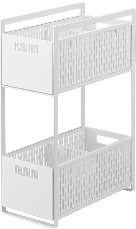 YAMAZAKI Organizér do kuchynskej skrinky Tower 5218, biely