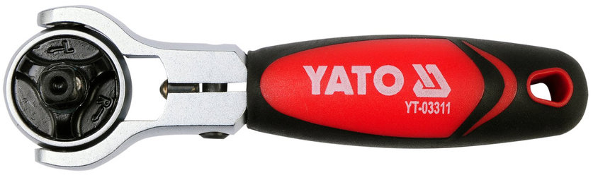 YATO Račňa 1/4" 115 mm kombinovaná s otočnou hlavicou YT-03311