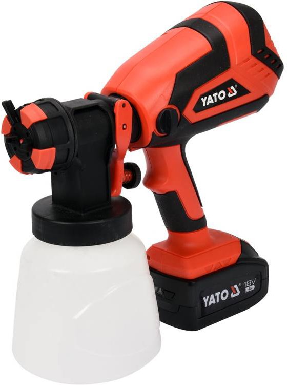 YATO – Pištoľ striekacia na maľovanie AKU 18V YT-82765 (1 × 4 Ah)