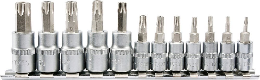 YATO Bity Torx s otvorom sada 12 ks (CrV 6150) YT-04332