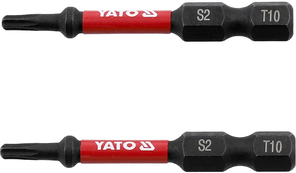 YATO Rázové bity 1/4" × 50 mm T10 2 ks YT-78051