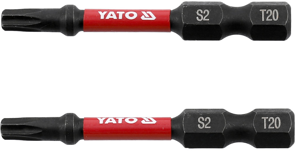 YATO Rázové bity 1/4" × 50 mm T20 2 ks YT-78053