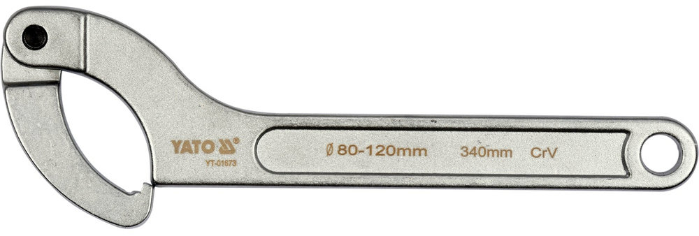YATO Hákový klíč kloubový 80–120 mm YT-01673