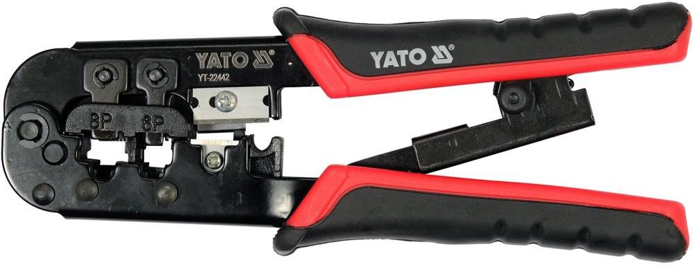 YATO – Kliešte konektorové, 190 mm RJ45/RJ11 YT-22442
